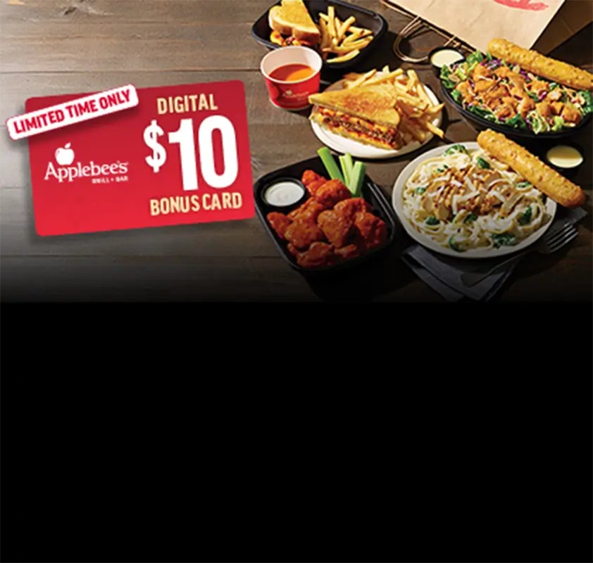 Restaurant Gift Card Deal - $10 Bonus E-Gift Card with $40 Purchase