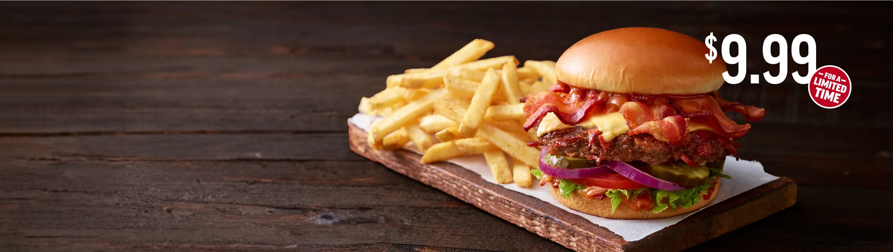 Image of NEW Whole Lotta Bacon Burger for Just $9.99 at Applebee's