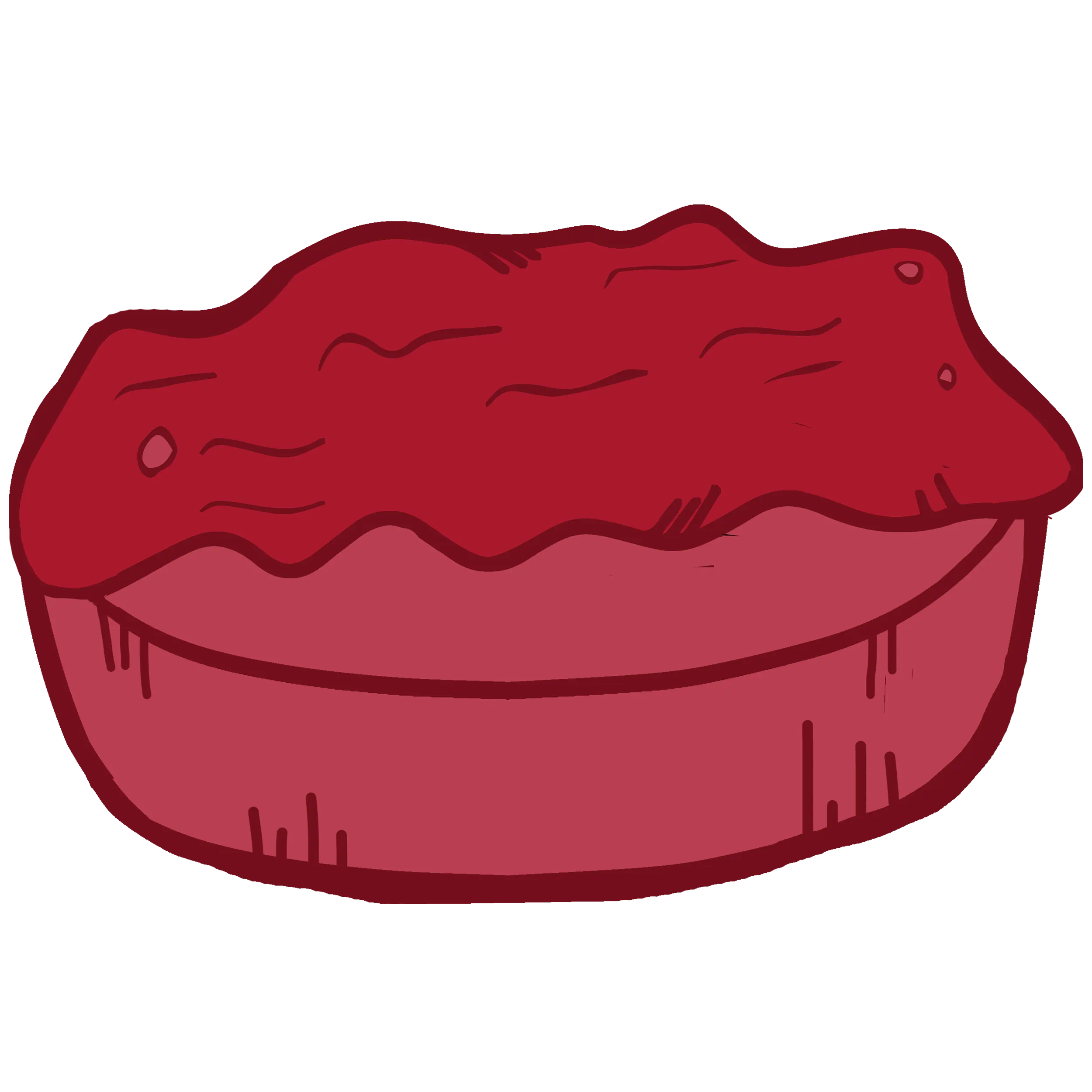 Icon of Red Burger Bun